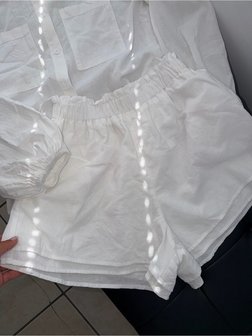 COMMENSE Aegean Two Piece Double Lined Shorts Set. Size S - Picture 4 of 7